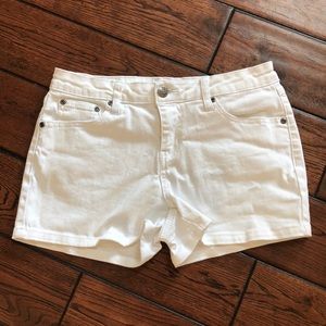 Earl Jean white jean shorts size 6
